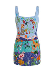 Safari Lagoon Beaded Dress