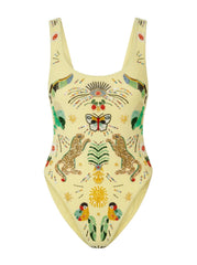 Willow Hand Embroidered Swimsuit