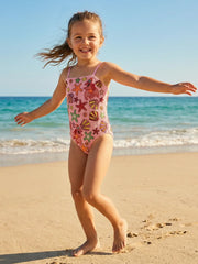 Oceanus | Disney Kids Under the Sea Fuschia Swimsuit