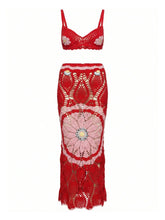 Red Bella Crochet Top