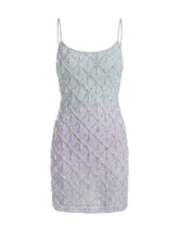 Arabella Blue Purple Ombre Mini Dress