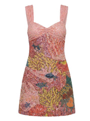 Sekushi Coral Dreamscape Dress