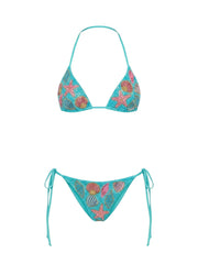 Zaria Bikini Top Aqua