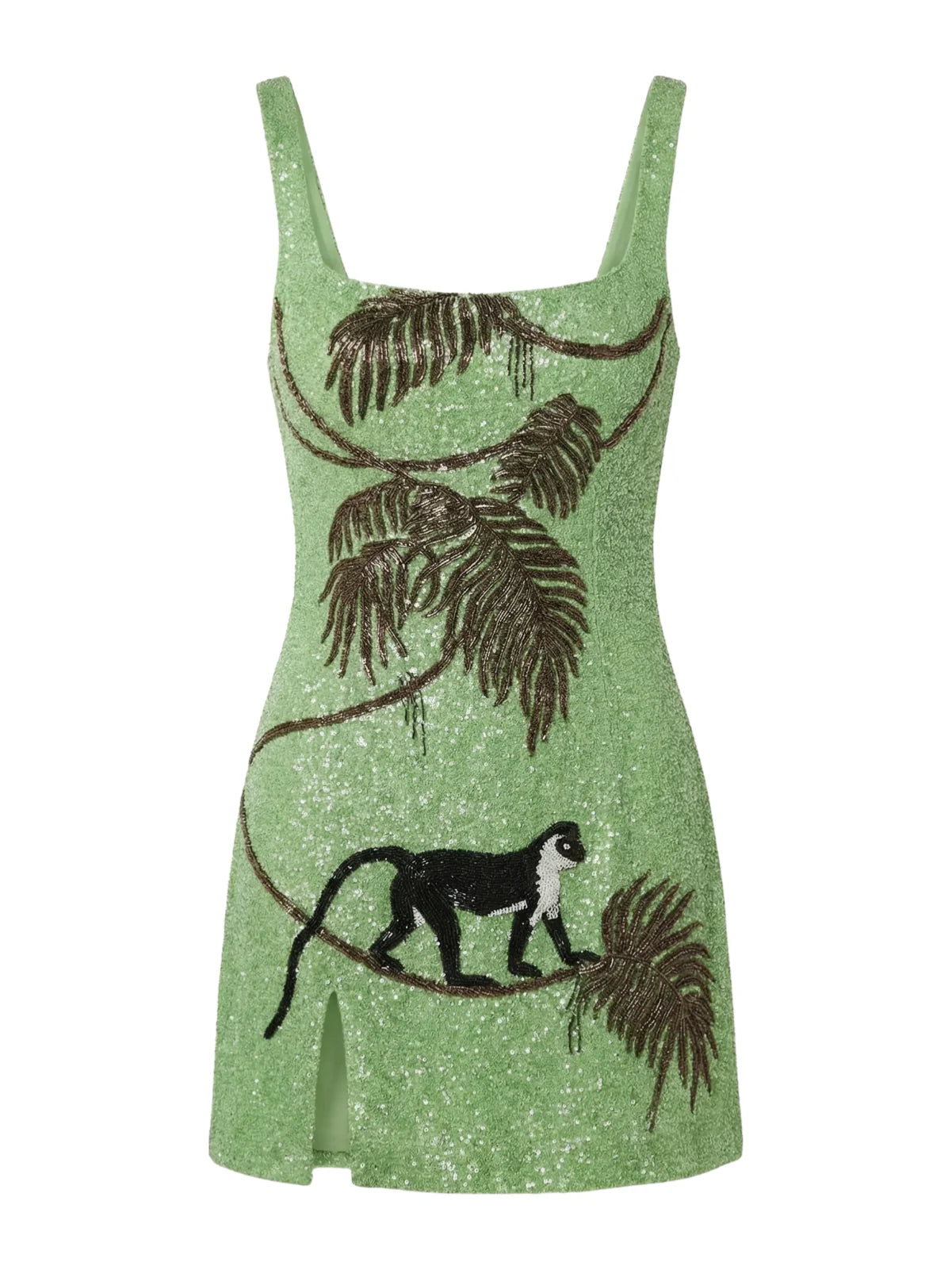 St. Barth Hand-Beaded Crystal Dress