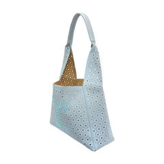 Embroidered Blue Sumer FOS Bag