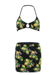 Lemon Blossom Bikini Co-Ord Skirt