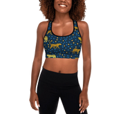 Sports Bra in Leopards Land