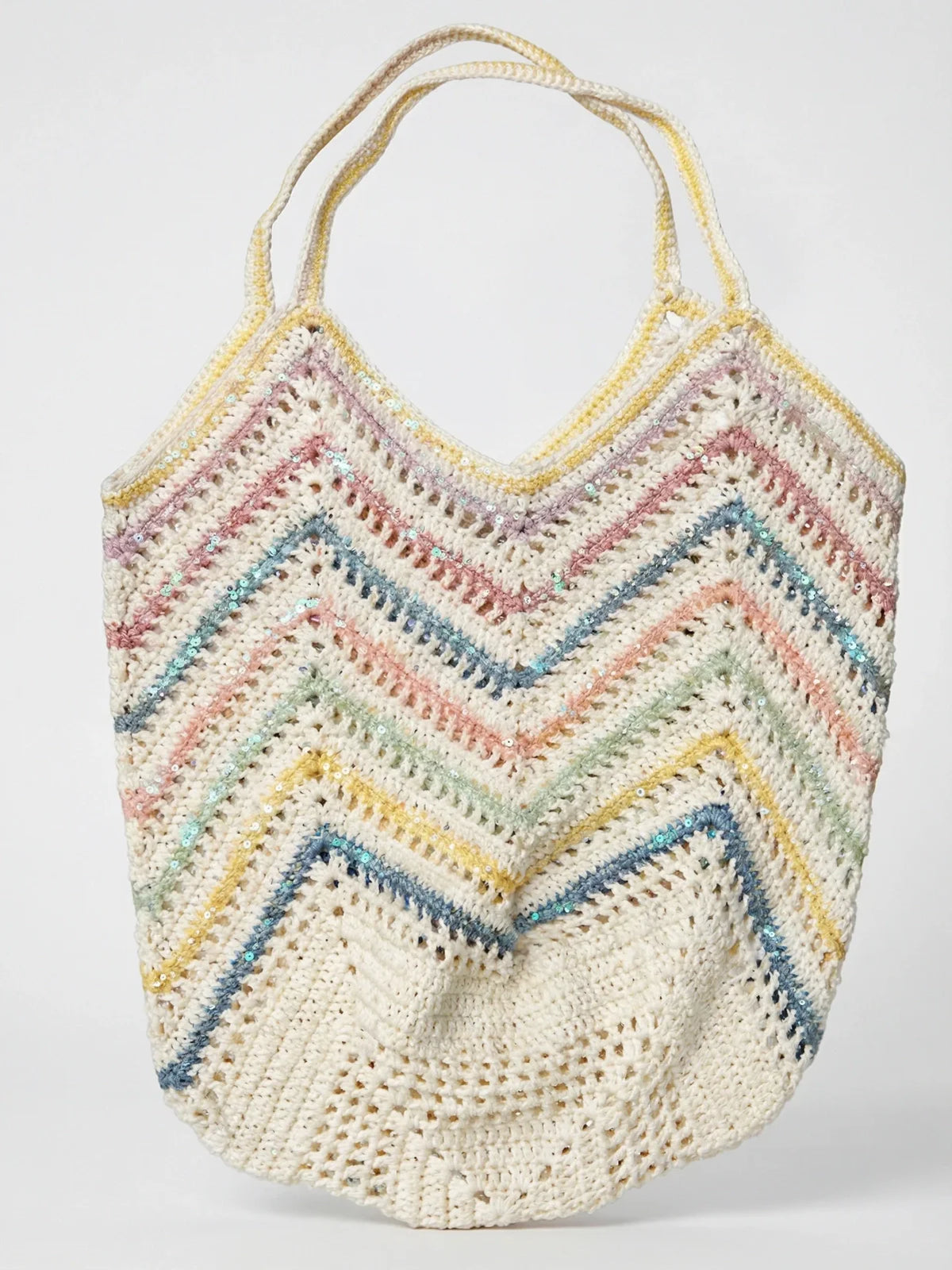 Seaside Pastel Crochet Bag