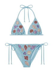 Helia Beaded Bikini Bottom Daphne X Oceanus