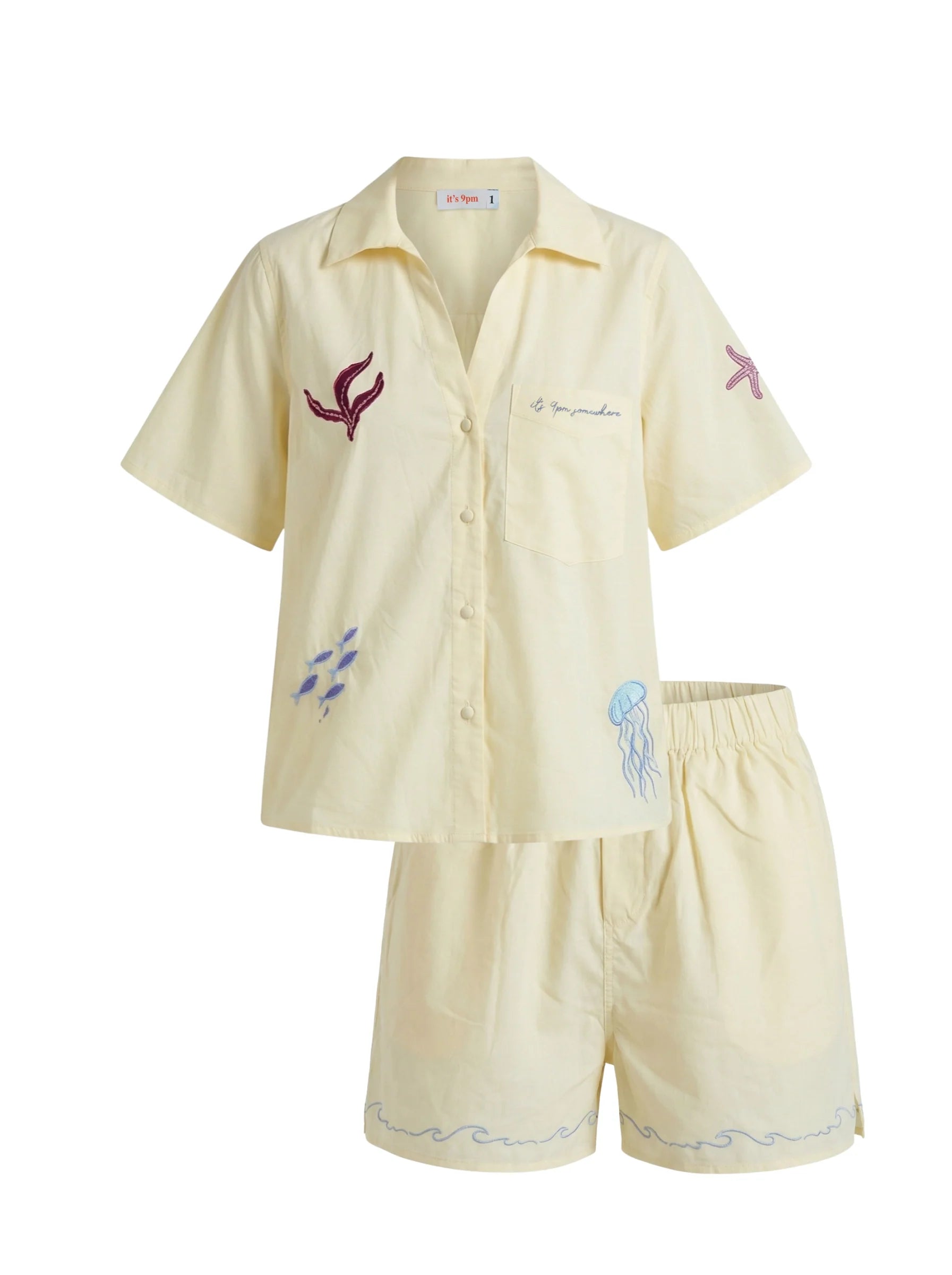 Oceanus X It's 9pm Matilda Yellow Embroidery Set