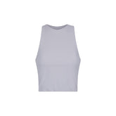 Women's Smooth Crop Tank - Grey