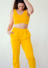 Sunshine Yellow Joggers