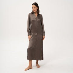 Silk Shirt Dress the Lady