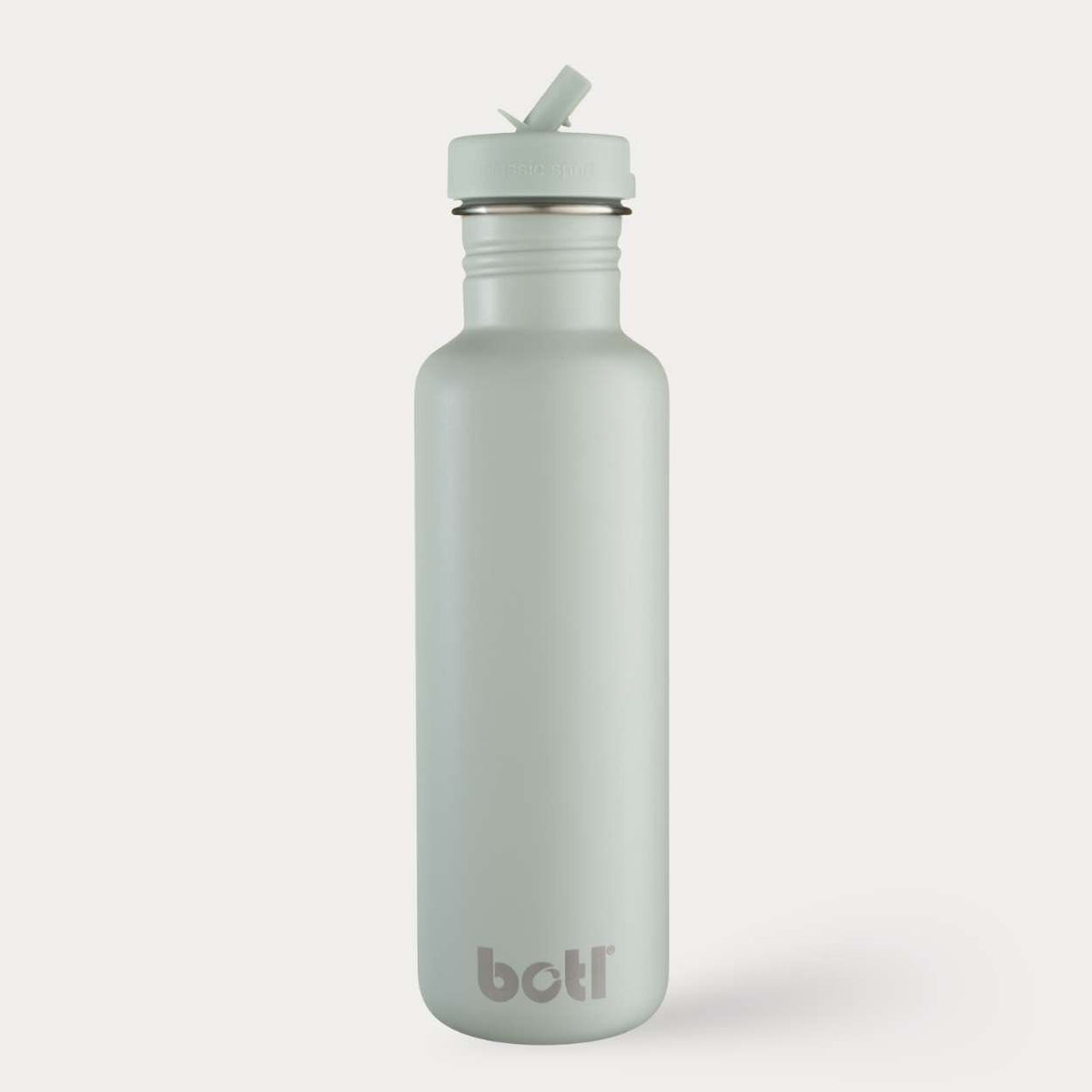 800ml Stainless Steel Non Insulated Bottle With Straw Cap | Sage Green | BOTL
