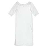 Daring Net Dress White