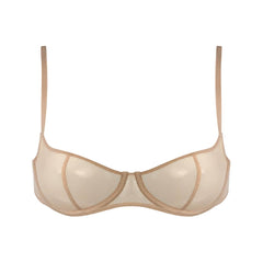 I.D. Line Underwired Fine Mesh Balcony Bra Nude