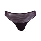 I.D. Line Fine Mesh Bikini Brown