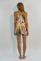FLYING FLOWER Silk Camisole