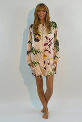 FLYING FLOWER Silk Bomber