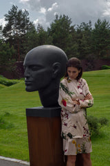 FLYING FLOWER Silk Bomber