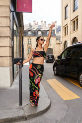 La Noche Beaded Co-Ord Skirt Black Christina Milian