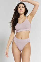 Acacia Seamless Stretch-Bamboo Bralette - Blossom Lilac