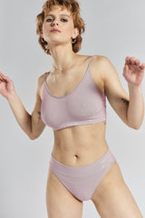 Acacia Seamless Stretch-Bamboo Bralette - Blossom Lilac