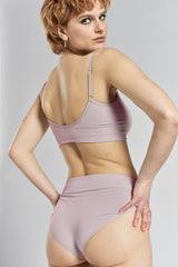 Acacia Seamless Stretch-Bamboo Bralette - Blossom Lilac