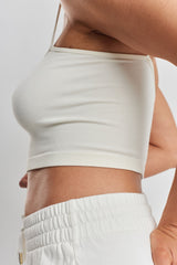 Canzo Seamless Stretch-Bamboo Cami - Moonlight White
