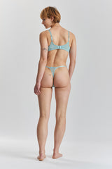 Anthelia Recycled-Tulle Soft Bralette - Fjordland Green