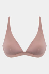 ULTRA Padded Wireless Triangle Bralette Nude