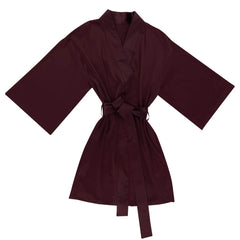 The Lady Silk Short Kimono Robe