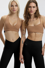 VEST BRA TOP - MOCHA