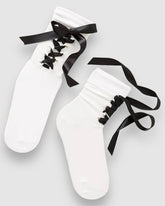 Gifted Satin Ribbon Sock