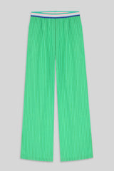 SoHo LOUNGE STRIPED PANTS - ISLAND GREEN