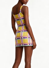 Candy-Stripe Mini Dress