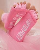 The After Party Foot Relief Socks - Pink