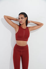 AirRise High Neck Longline Sports Bra - Black