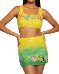 Disney | Oceanus Ariel Co-Ord Skirt in Yellow