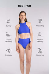 Bikini Bottom High Waist ― Cobalt Blue