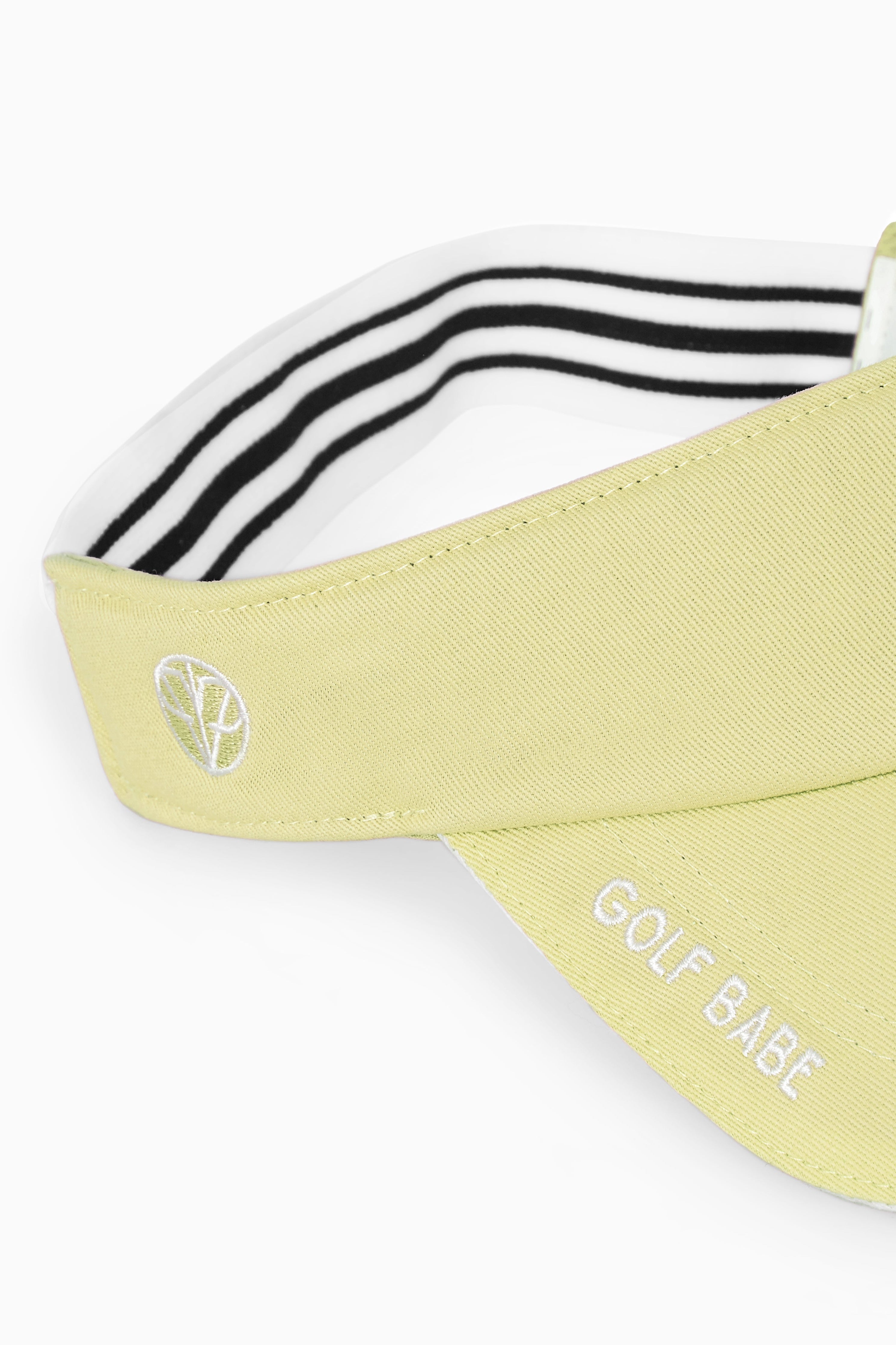 Golf Babe Visor- Pastel Yellow