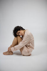 Silk Dreamscape Shorts Transcendent Pink