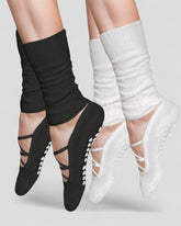 Studio Grip Premium Strappy Leg Warmer Sock - 2 Pairs