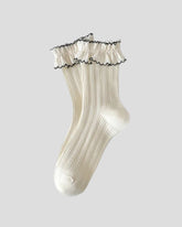 Sheer Frilly Socks