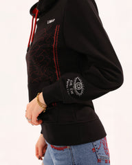 Silent Flame Black Hoodie