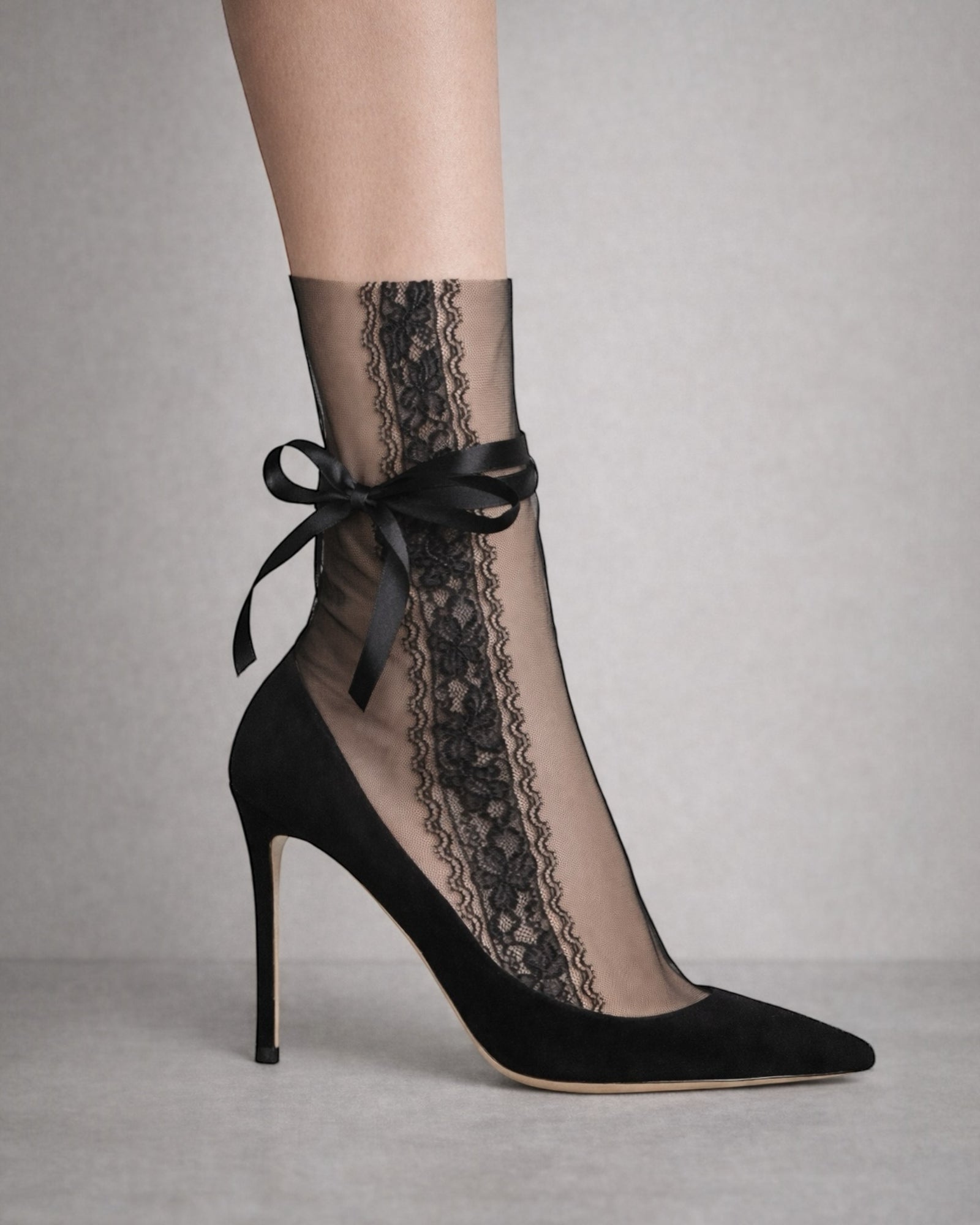 Lace Wrap Tulle Socks