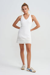 CENTRE DRESS - LACE TENNIS DRESS