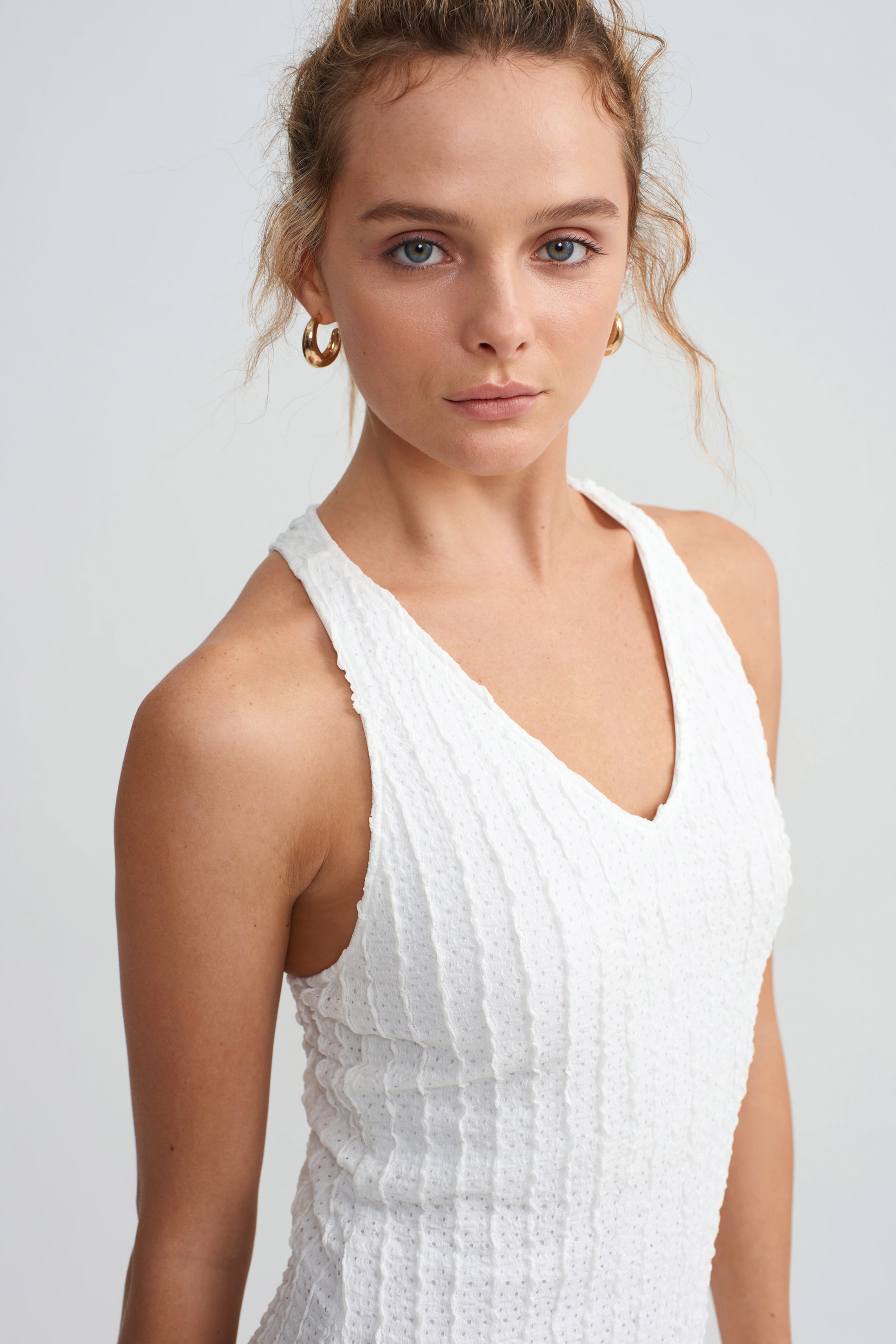 CENTRE DRESS - LACE TENNIS DRESS
