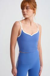 GRACE LONG BRA - ISLAND BLUE
