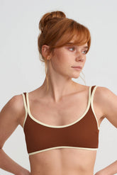 WAVE SURF BIKINI TOP - MALT